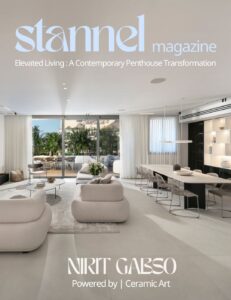 גיאומטריה מחודשת : טרנספורמציה אדריכלית של פנטהאוז עכשווי